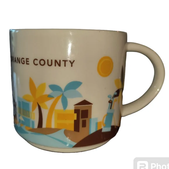 Starbucks Orange County "You Are Here" Collection Limited Edition Mug 14 Oz - Picture 6 of 11